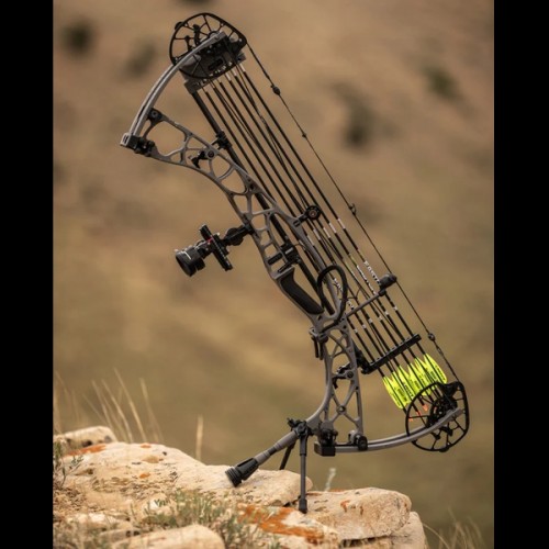 Hoyt Go-Stix 2.0 Bow Stand – Black (Compatible With New Hoyt Bows, 2025 Model)