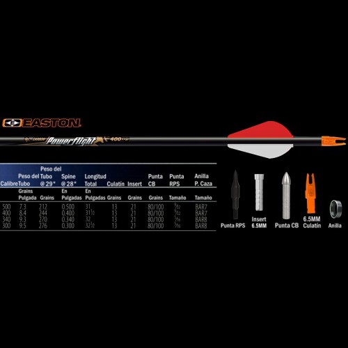 TUBO EASTON POWERFLIGHT
