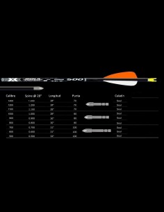 FLECHA SOUL JET 4MM, Paq-24