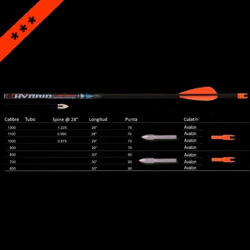 FLECHA AVALON HYBRID, Una